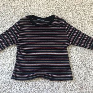 A striped long sleeve